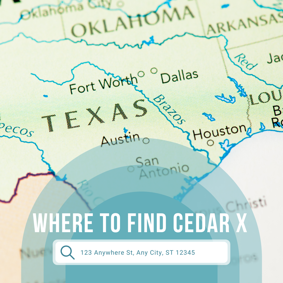 Where to find Cedar X