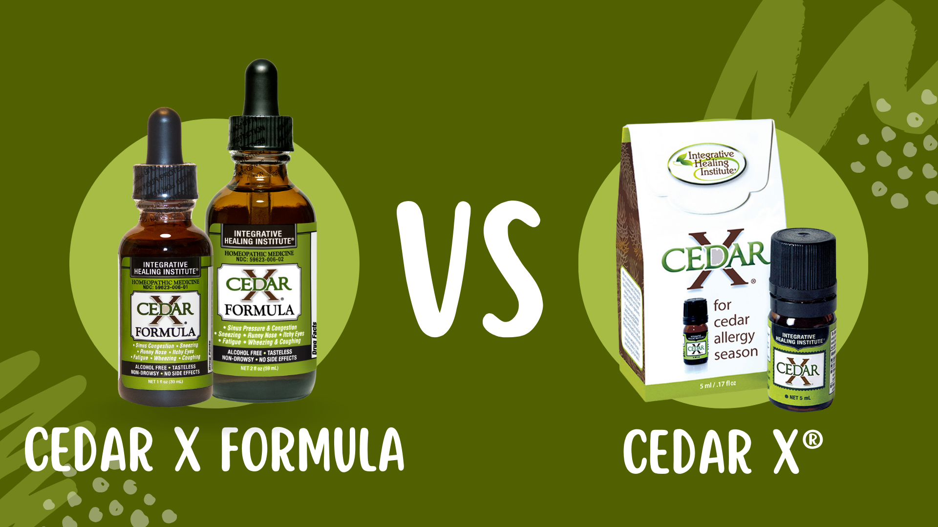 Cedar X Formula vs Cedar X