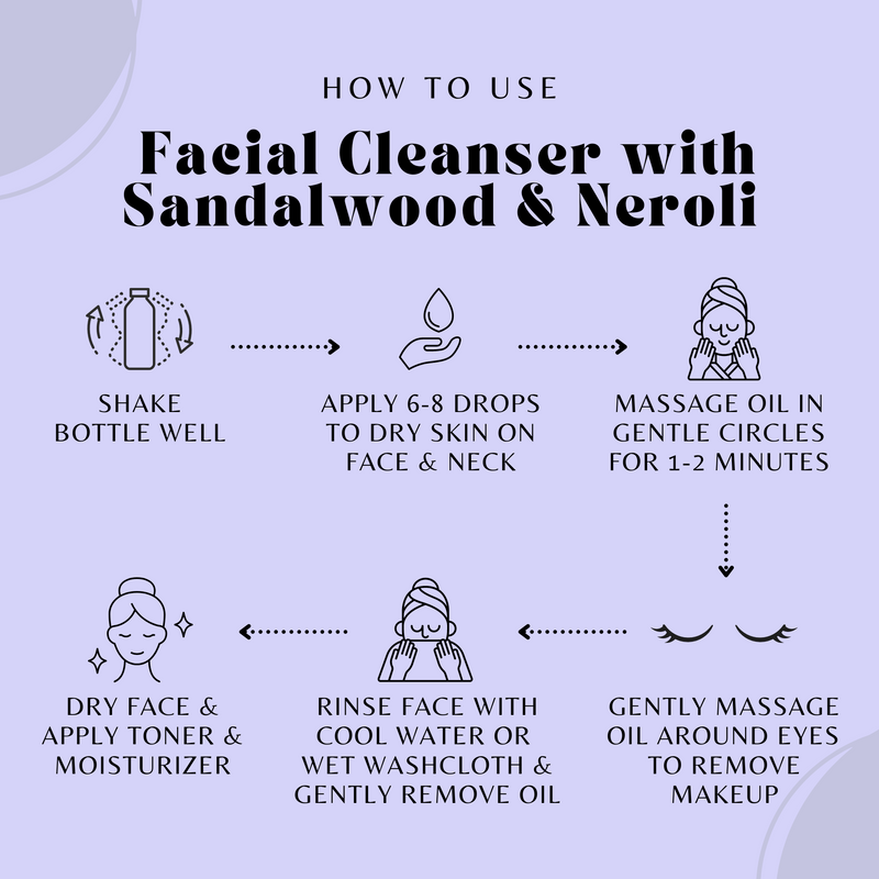 Facial Cleanser with Sandalwood & Neroli
