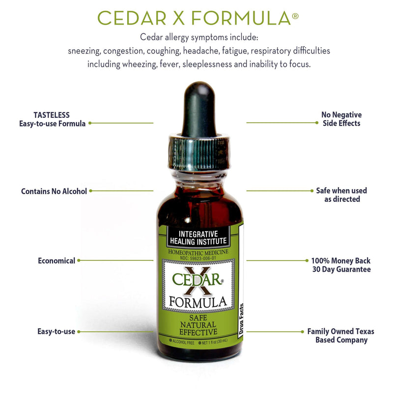 Cedar X Formula Benefits